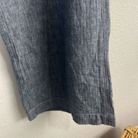 Anthropologie Pilcro and The Letterpress Linen Blend Wide Leg Pants 4 - Picture 5 of 11